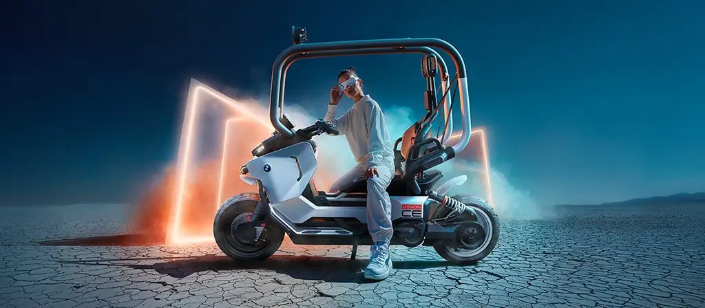 The BMW Motorrad Vision CE